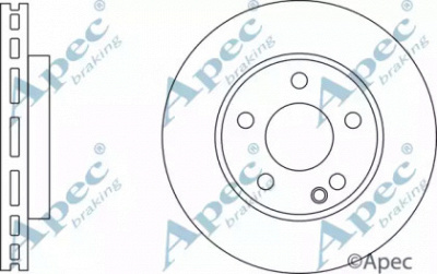 APEC BRAKING dsk3156 -  Тормозной диск